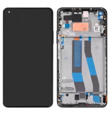 Дисплей для Xiaomi Mi 11 Lite, Mi 11 Lite 5G, черный, с рамкой, High Copy (OLED), #WM6556Z21-1
