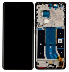 Дисплей для Realme 12 Pro, 12 Pro Plus, чорний, з рамкою, Original (PRC), RMX3840