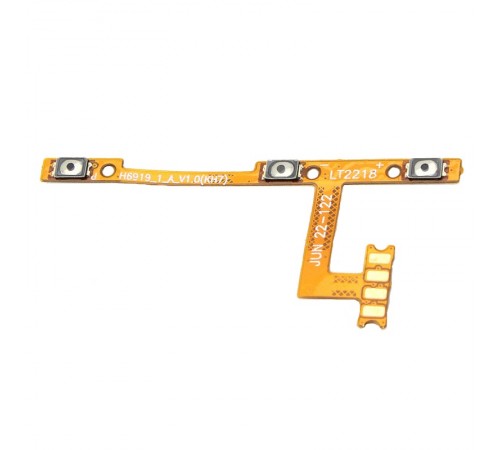 Шлейф для Tecno Camon 19 Neo (CH6i), кнопки включения, кнопок громкости звука