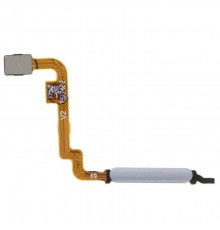 Шлейф для Xiaomi Redmi Note 10, Redmi Note 10S, сканера отпечатка пальца (Touch ID), белый (Frost White), Original (PRC)