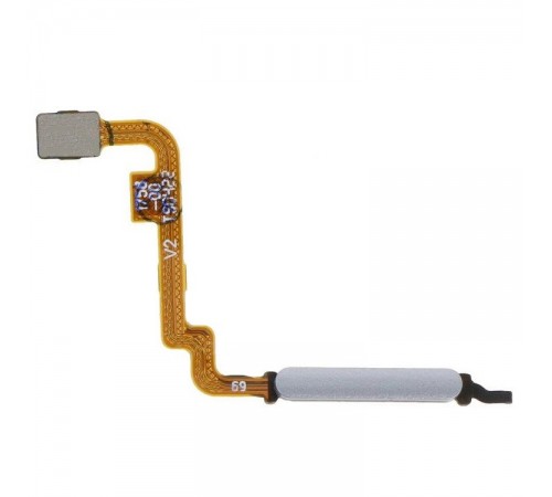 Шлейф для Xiaomi Redmi Note 10, Redmi Note 10S, сканера відбитка пальця (Touch ID), білий (Frost White), Original (PRC)