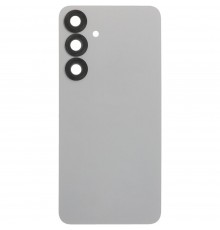 Задняя панель корпуса для Samsung S936 Galaxy S25 Plus, серебристая (Silver Shadow), Copy + стекло камеры