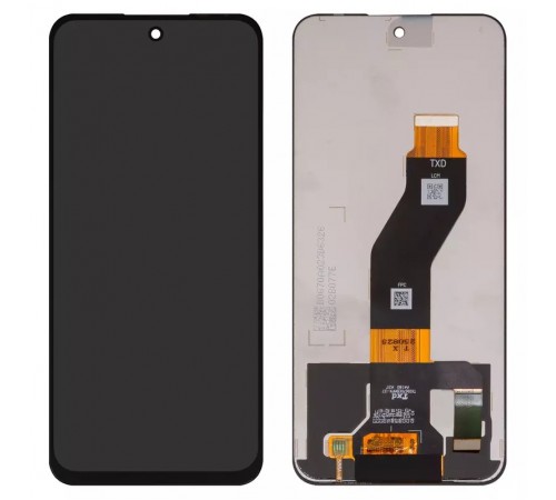 Дисплей для Tecno Spark 40 (KM5), Spark 40C (KM4k), Spark Go 2 (KM4); Infinix Hot 60i (X6730), черный, без рамки, (Box), TXDI670EBAPX