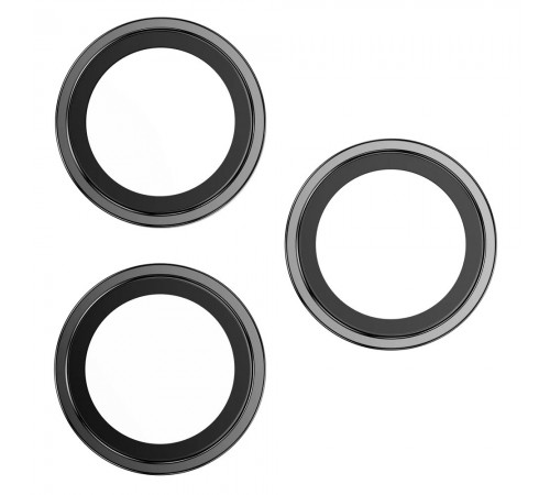 Защитное стекло камеры для Apple iPhone 15 Pro, iPhone 15 Pro Max, GlassPro+ Lens protector, Momax (PZAP23CL1D), черный