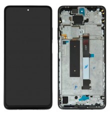 Дисплей для Xiaomi Mi 10T Lite, черный, с рамкой, Original (PRC), M2007J17G