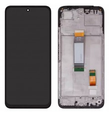 Дисплей для Xiaomi Redmi 13, чорний, з рамкою, (Box)
