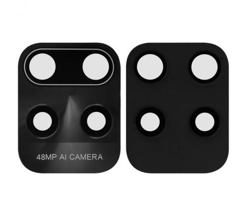 Стекло камеры для Xiaomi Redmi 10X 5G, черное