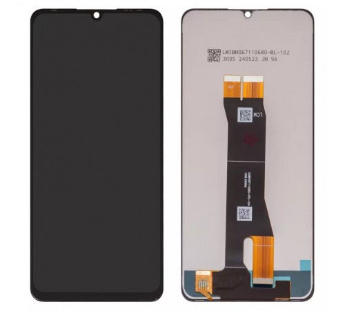 Дисплей для ZTE Blade V50 Vita, черный, без рамки, Оригинал (переклеено стекло)
