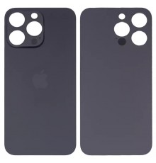 Задняя панель корпуса для iPhone 15 Pro Max, черная, не нужно снимать стекло камеры, High Copy big hole