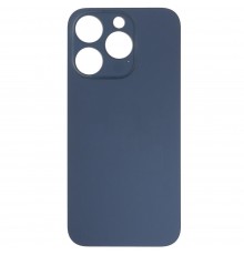 Задняя панель корпуса для iPhone 15 Pro, синяя, не нужно снимать стекло камеры, Original (PRC), big hole