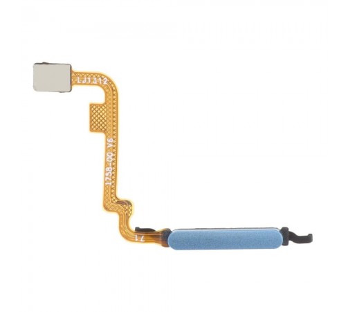 Шлейф для Xiaomi Redmi Note 10, Redmi Note 10S, сканера отпечатка пальца (Touch ID), синий (Deep Sea Blue), Original (PRC)