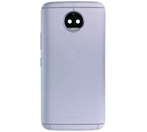 Задня панель корпусу для Motorola Moto G5s Plus XT1803, сіра (Lunar Gray) + скло камери