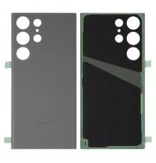 Задня панель корпусу для Samsung S918 Galaxy S23 Ultra, сіра (Graphite)