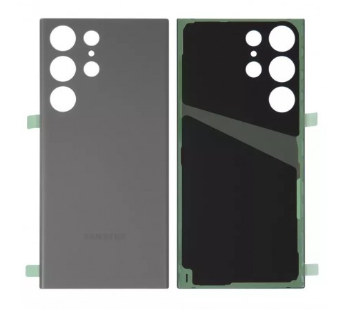 Задняя панель корпуса для Samsung S918 Galaxy S23 Ultra, серая (Graphite)