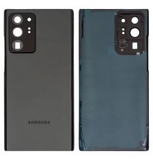 Задняя панель корпуса для Samsung N985F Galaxy Note 20 Ultra, черная (Mystic Black) + стекло камеры