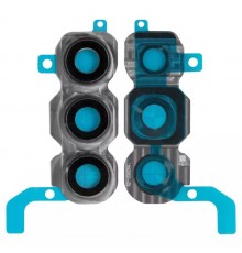 Скло камери для Samsung A546 Galaxy A54 5G, чорне, з рамкою