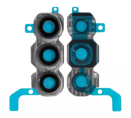 Скло камери для Samsung A546 Galaxy A54 5G, чорне, з рамкою