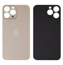 Задняя панель корпуса для iPhone 13 Pro, золотистая, нужно снять стекло камеры, Gold, small hole