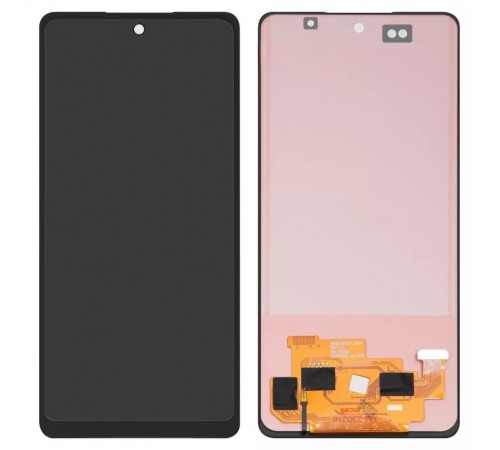 Дисплей для Samsung A525 Galaxy A52, A526 Galaxy A52 5G, чорний, Best copy, без рамки, Copy (TFT)