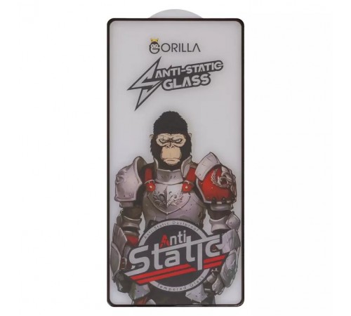 Защитное стекло для Google Pixel 7, совместимо с чехлом, Full Glue, Anti-Static, черный, gorilla