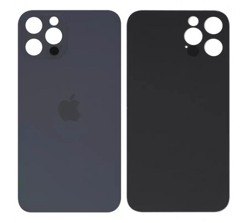 Задня панель корпусу для iPhone 12 Pro, синя, потрібно зняти скло камери, small hole