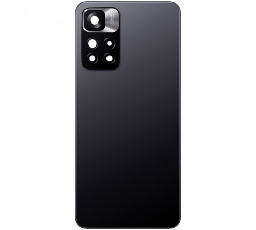 Задняя панель корпуса для Xiaomi Redmi Note 11 Pro Plus 5G, черная (Mysterious Black), Copy + стекло камеры Задняя панель корпуса для Xiaomi Redmi Note 11 Pro Plus 5G, черная (Mysterious Black), Copy + стекло камеры