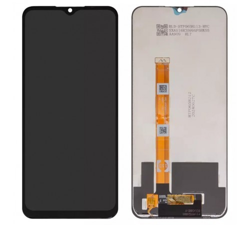 Дисплей для Realme C25, C25s, Narzo 50A; Oppo A16, A16s, A54s, чорний, без рамки, (Box) CPH2269, CPH2271, CPH2273, FPC-HTF065H113-NT