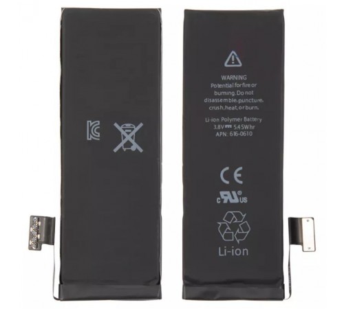 Акумулятор G-OCA Pro iPhone 5, Li-Polymer, 3,8 В, 1440 мАг, Original (PRC), оригінальний IC, #616-0611/616-0613
