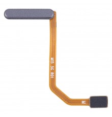 Шлейф для Samsung A155 Galaxy A15, A156 Galaxy A15 5G, M156 Galaxy M15, кнопки увімкнення, сканера відбитка пальця (Touch ID), сірий (Grey), Original (PRC)