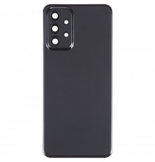 Задняя панель корпуса для Samsung A235 Galaxy A23, черная, Copy + стекло камеры