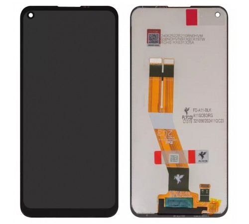 Дисплей для Samsung A115 Galaxy A11, M115 Galaxy M11, черный, без рамки, FLYCDI