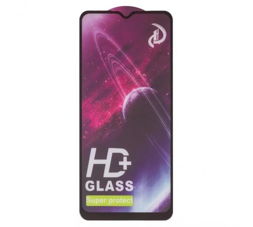 Защитное стекло ASP для Huawei Honor X6a, совместимо с чехлом, Full Glue, черный