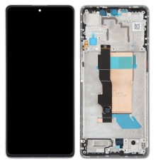 Дисплей для Xiaomi Poco F5, синій (Blue), з рамкою, Copy (TFT)  