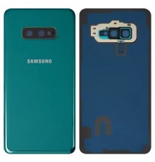 Задня панель корпусу для Samsung G970 Galaxy S10e, зелена (Prism Green) + скло камери