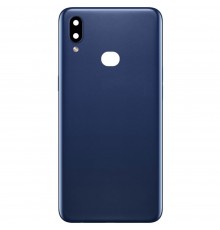 Задняя панель корпуса для Samsung A107F/DS Galaxy A10s, синяя, Copy + стекло камеры