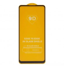 Защитное стекло для Realme 7 (Global), 7 5G, совместимо с чехлом, Full Glue, (без упаковки), черный, RMX2155/RMX2111