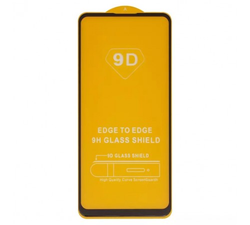 Защитное стекло для Realme 7 (Global), 7 5G, совместимо с чехлом, Full Glue, (без упаковки), черный, RMX2155/RMX2111