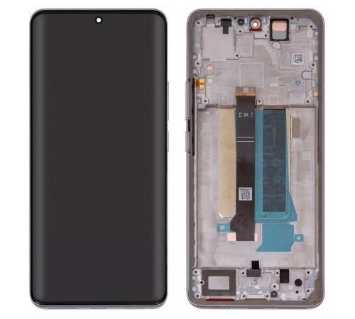 Дисплей для Xiaomi Redmi Note 13 Pro Plus, білий (Moonlight White), з рамкою, Original (PRC), 23090RA98C, 23090RA98G, 23090RA98I Дисплей для Xiaomi Redmi Note 13 Pro Plus, білий (Moonlight White), з рамкою, Original (PRC), 23090RA98C, 23090RA98G, 23090RA98I