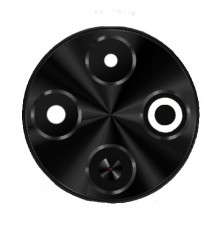 Стекло камеры для Tecno Spark 30C (KL5), без рамки, большое