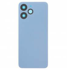 Задняя панель корпуса для Xiaomi Redmi 12, синяя (Sky Blue), Copy + стекло камеры