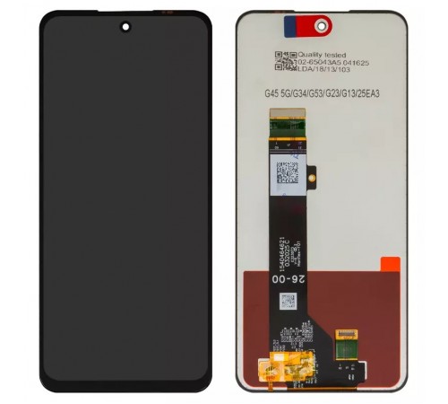 Дисплей для Motorola Moto G34, Moto G45, черный, без рамки, Сopy, 1540464621