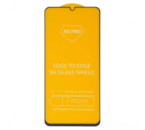 Захисне скло для Realme C61, C63 4G, сумісне з чохлом, Full Glue, (без упаковки), чорний