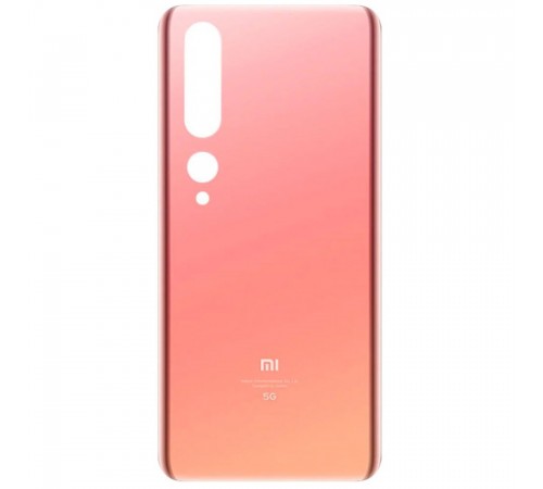 Задняя панель корпуса для Xiaomi Mi 10, золотая (Peach Gold), M2001J2G, M2001J2I