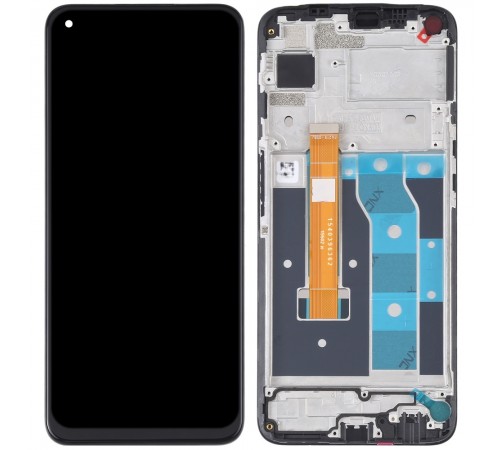Дисплей для Realme 6, чорний, з рамкою, Original (PRC), p/n: 1540396362
