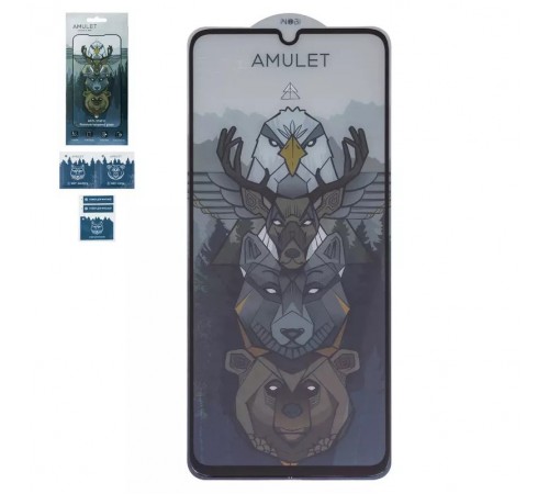 Защитное стекло iNobi Amulet для Samsung A055 Galaxy A05, A065 Galaxy A06, Full Glue, Anti-Static, черный