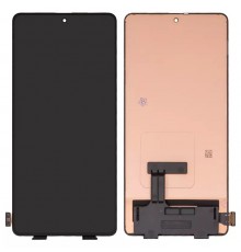 Дисплей для Xiaomi Poco F4 GT, чорний, без рамки, Оригінал (переклеєне скло)
