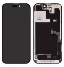 Дисплей для iPhone 14 Pro, черный, с рамкой, High Copy (OLED), OEM hard
