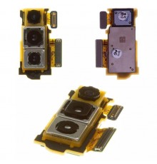 Камера для Samsung G973 Galaxy S10, G975 Galaxy S10 Plus, основная, тройная, Wide+Ultrawide+Telephoto, 12MP+16MP+12MP, Original (PRC)