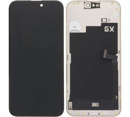 Дисплей для iPhone 15 Pro Max, черный, с рамкой, Copy, (TFT), GX