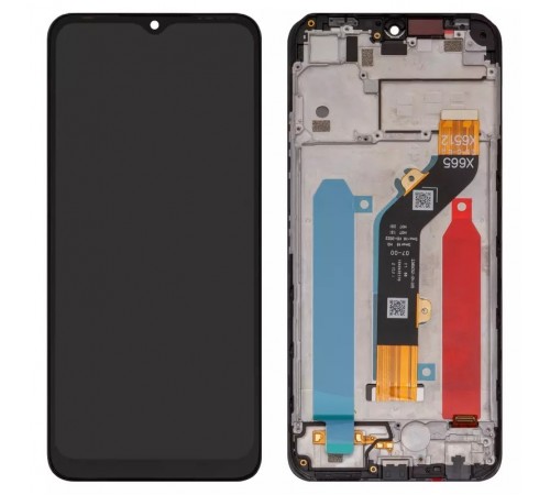 Дисплей для Infinix Hot 20i (X665C, X665E), чорний, з рамкою, High Copy 1540432170